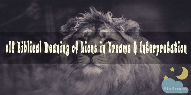 #16 Biblical Meaning of Lions in Dreams & Interpretation
