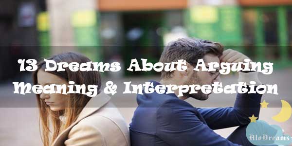 13 Dreams About Arguing , Meaning & Interpretation