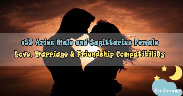 #59 Aries Male and Sagittarius Female - Love, Marriage & Friendship Compatibility  