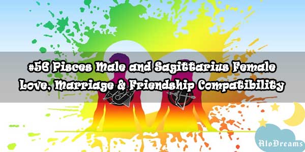 #56 Pisces Male and Sagittarius Female - Love, Marriage & Friendship Compatibility
