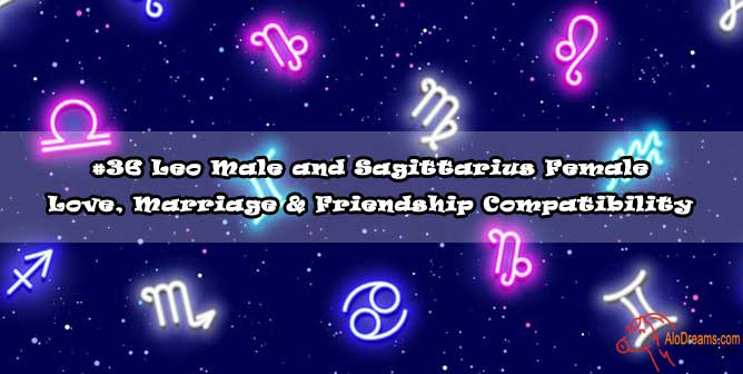 #36 Leo Male and Sagittarius Female - Love, Marriage & Friendship Compatibility