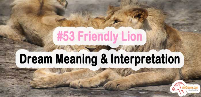 #53 Friendly Lion - Dream Meaning & Interpretation