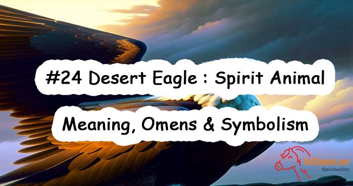 #24 Desert Eagle : Spirit Animal - Meaning, Omens & Symbolism