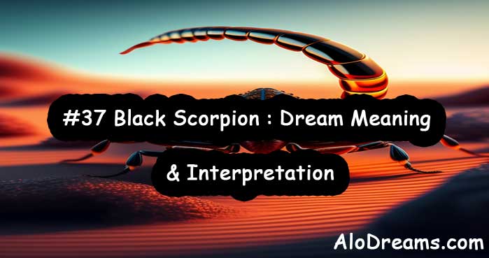 #37 Black Scorpion : Dream Meaning & Interpretation